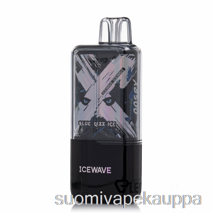 Vape Netistä Icewave X8500 Kertakäyttöinen Blue Razz Ice